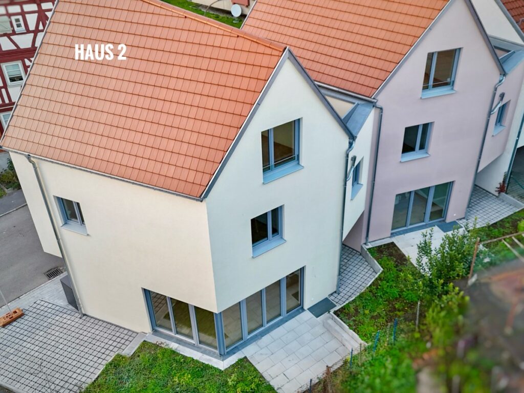 Hausansicht Garten