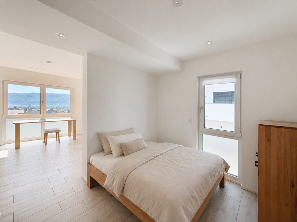Schlafzimmer mit Ankleide 1. OG