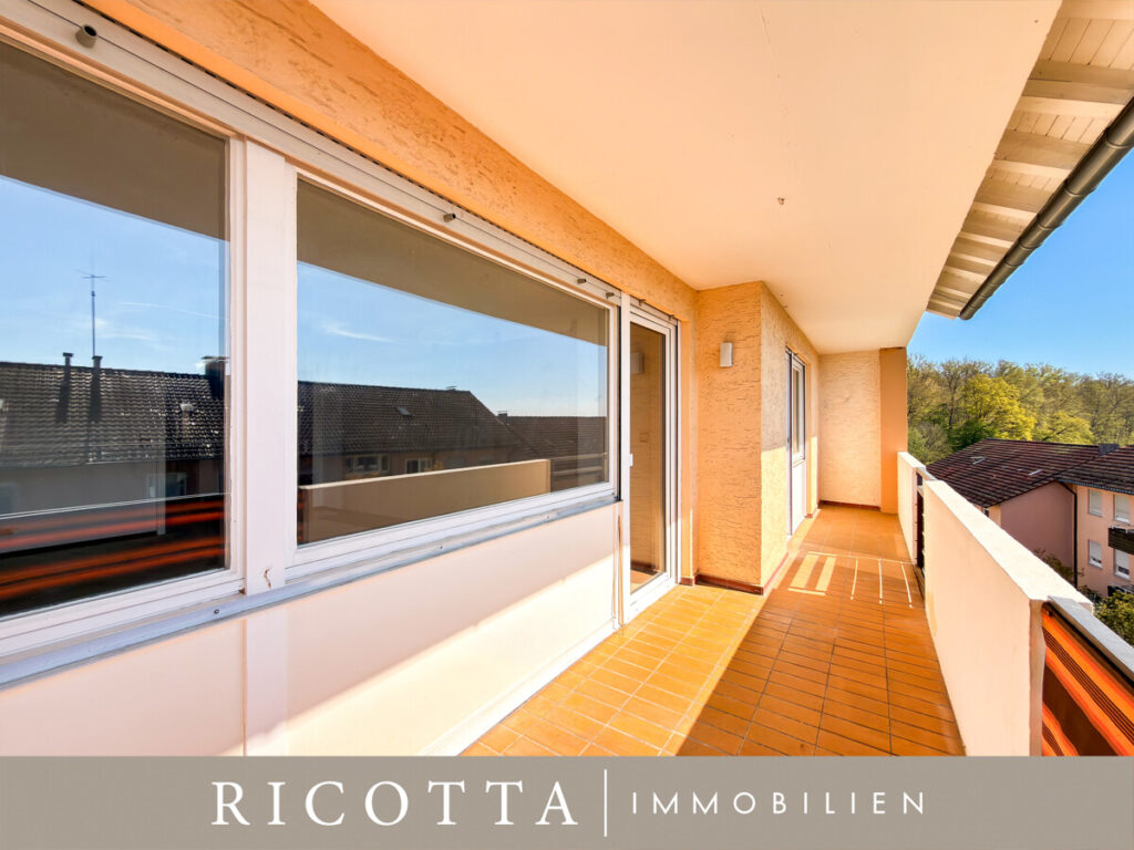 Langer Balkon