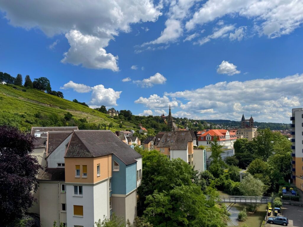 Ausblick aus dem Wohnzimmer