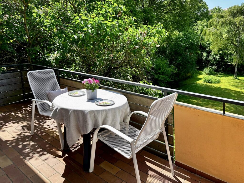 Balkon mit Traumausblick