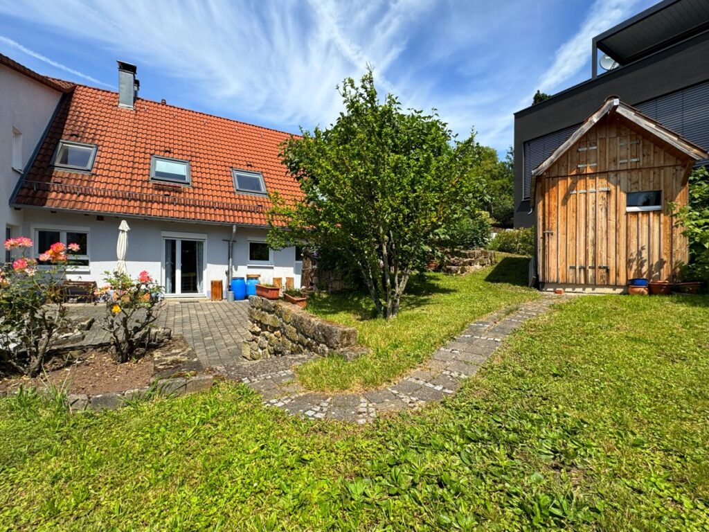 Terrasse und Garten
