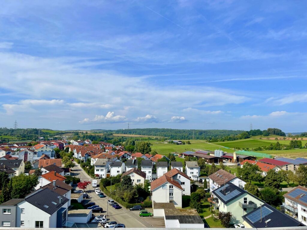 Ausblick von der Dachterrasse