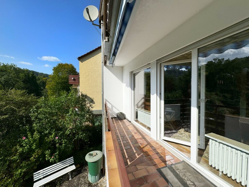 Balkon im EG