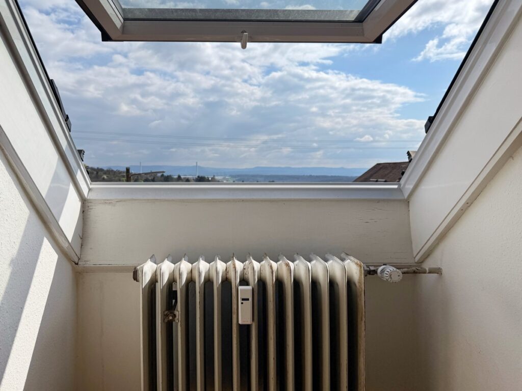 Dachfenster im Schlafzimmer