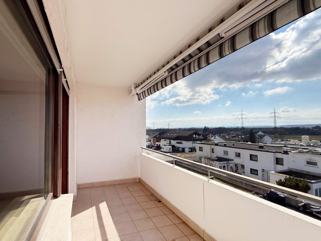 Balkon mit Südausrichtung