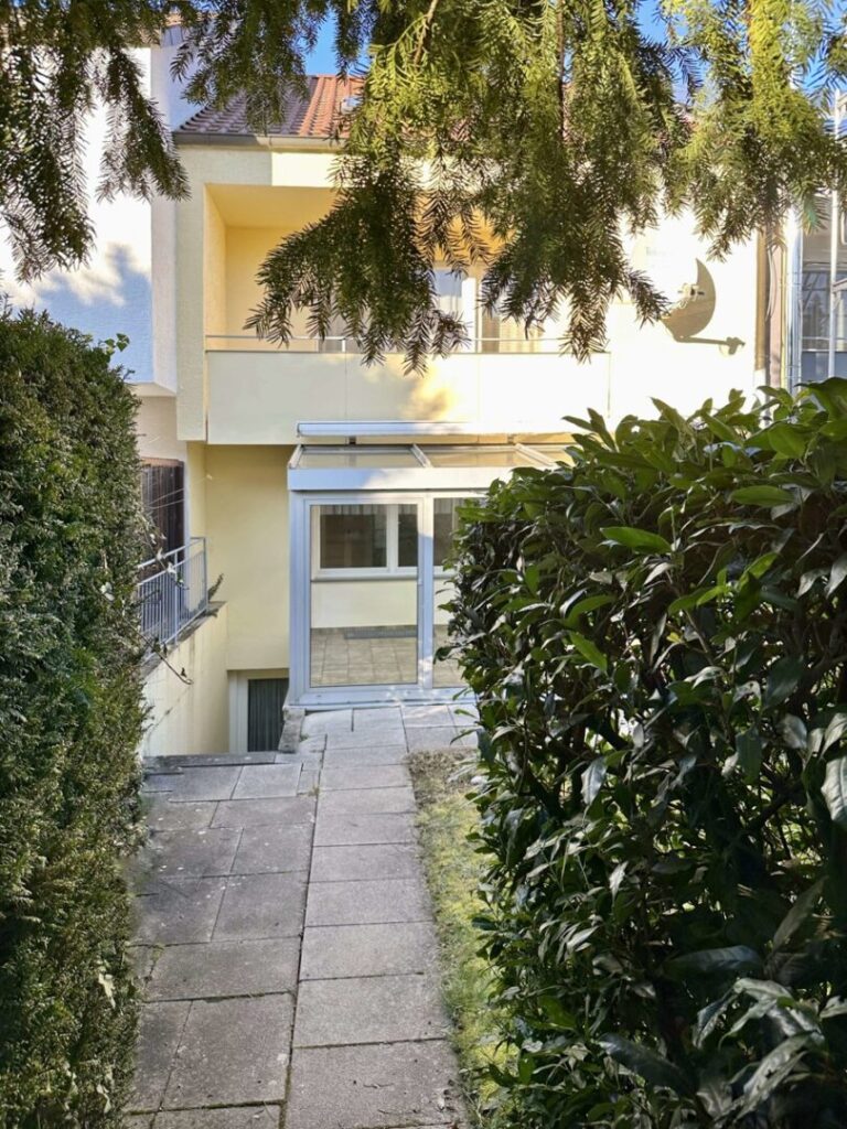 Hintere Hausansicht