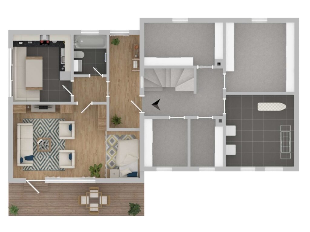 Grundriss Gartengeschoss