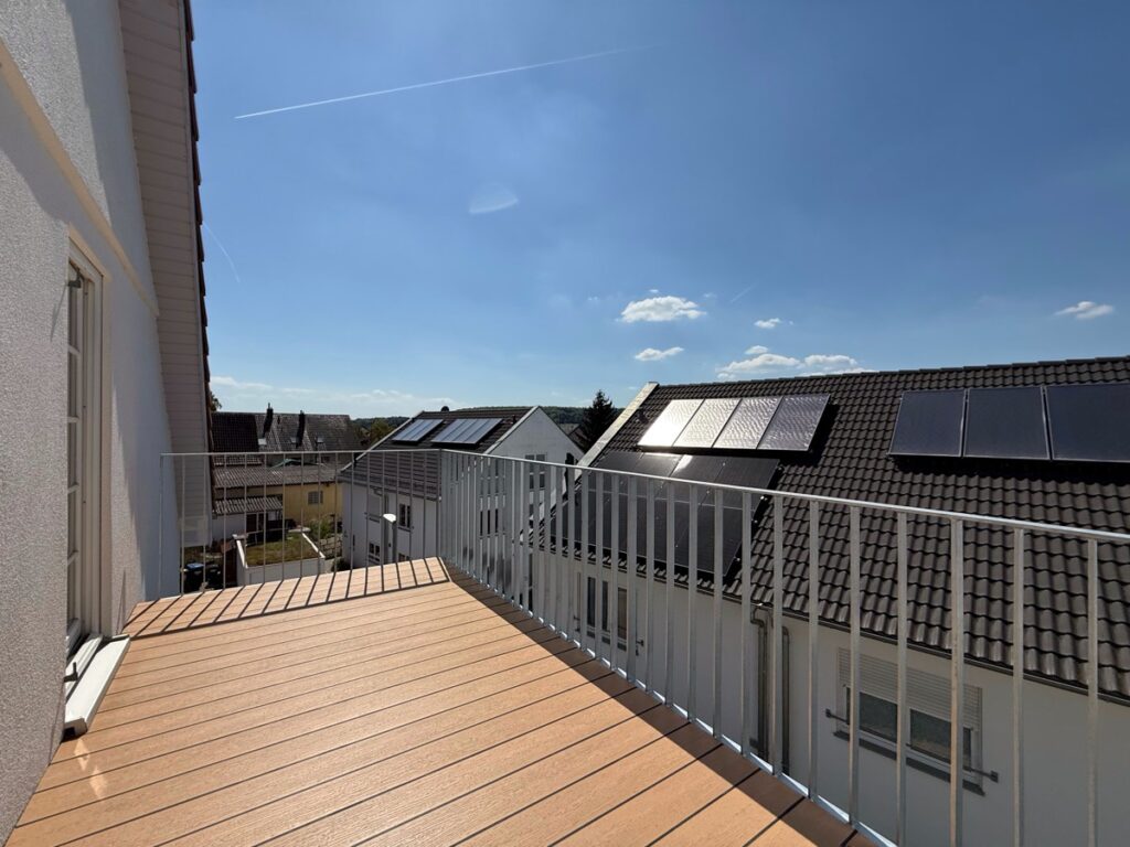 Balkon mit Aussicht