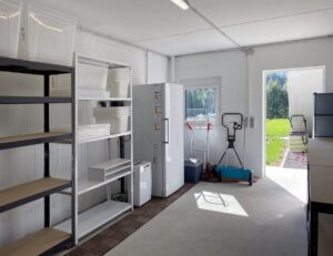 Abstellraum unter der Garage