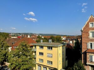 Ausblick aus dem Dachgeschoss