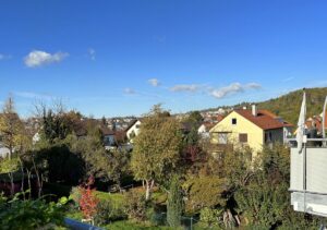 Ausblick vom Balkon