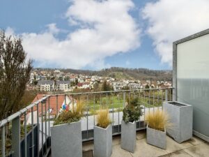 Ausblick von der Dachterrasse