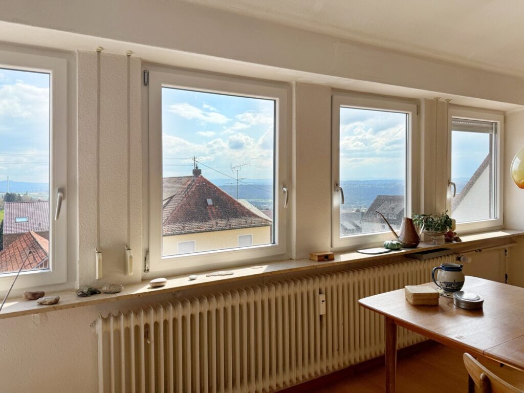 Ausblick Wohnzimmer