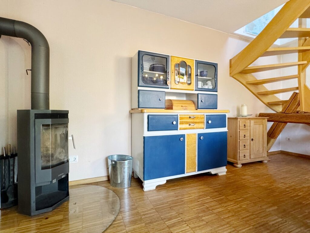 Wohnbereich mit Kamin