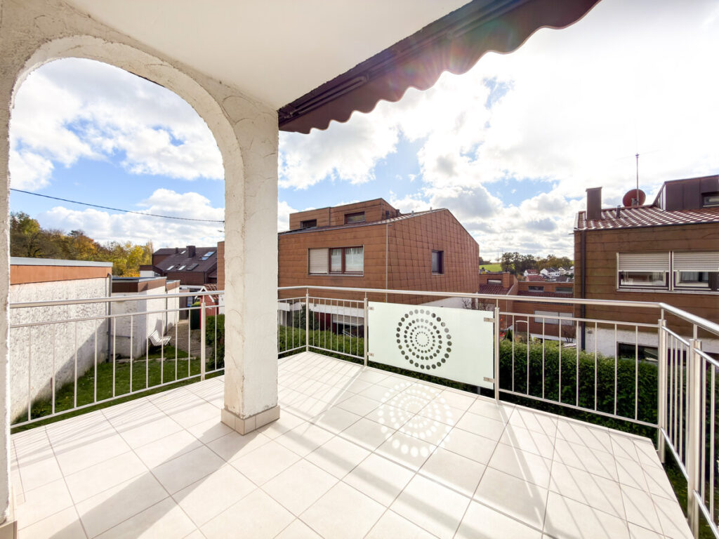 Modernisierter Balkon