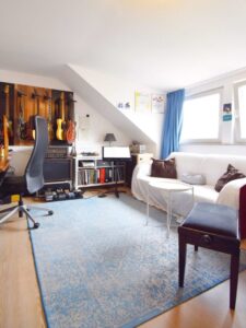 Arbeitsbereich im Schlafzimmer