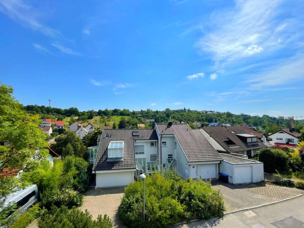 Ausblick ins Grüne