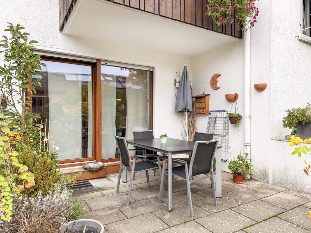 Sonnige Terrasse