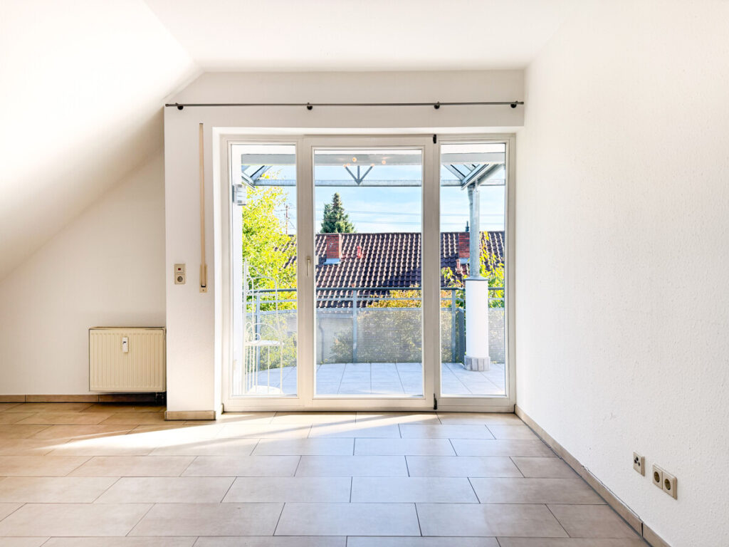 Wohnbereich mit Blick ins Grüne