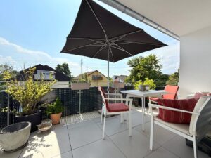 Sonniger Balkon