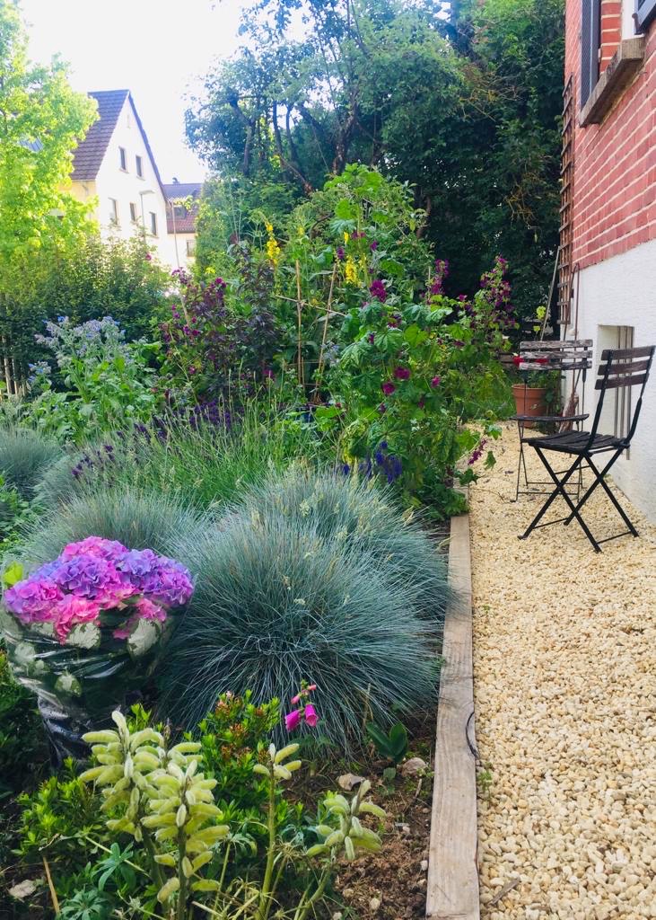 Liebevoll gestalteter Garten