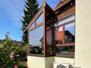 Seitl. Ansicht Wintergarten