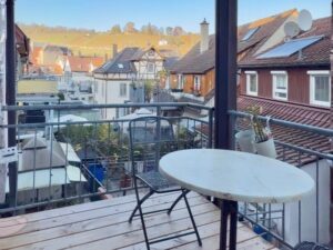 Balkon mit herrlicher Aussicht