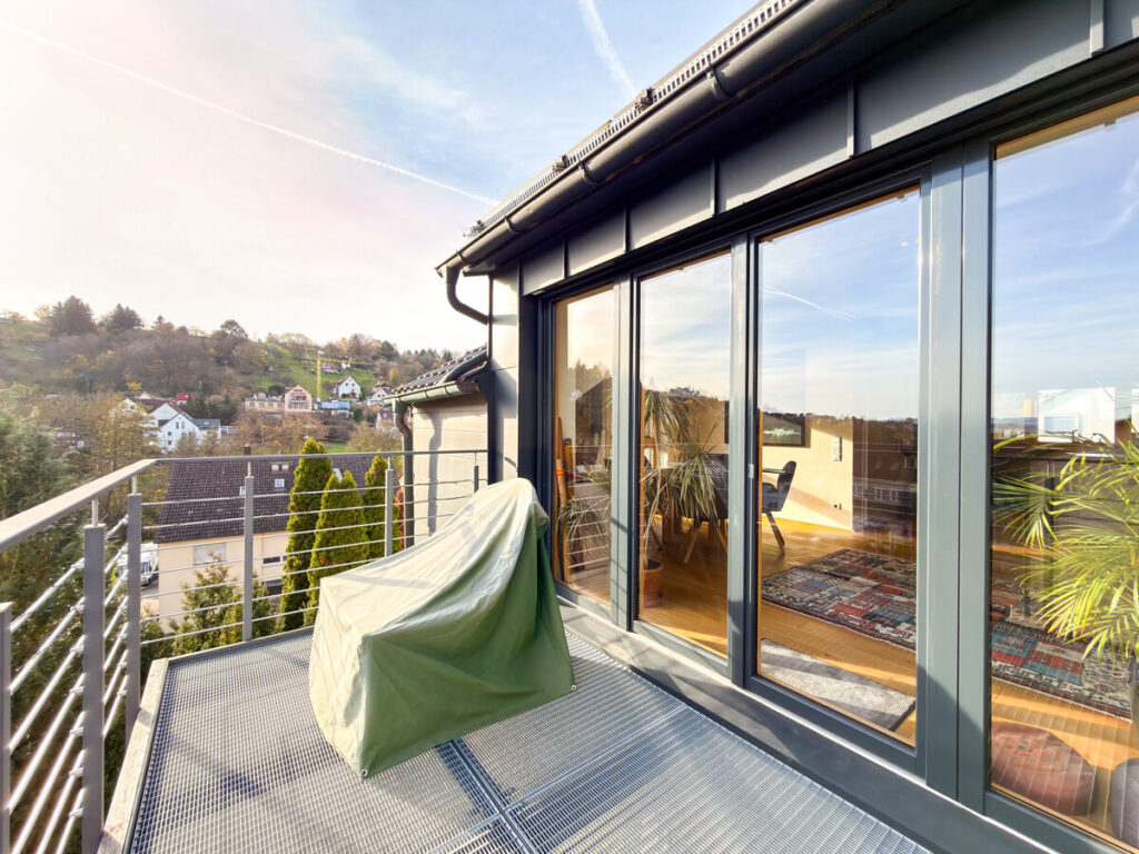 Balkon Richtung Wohnbereich