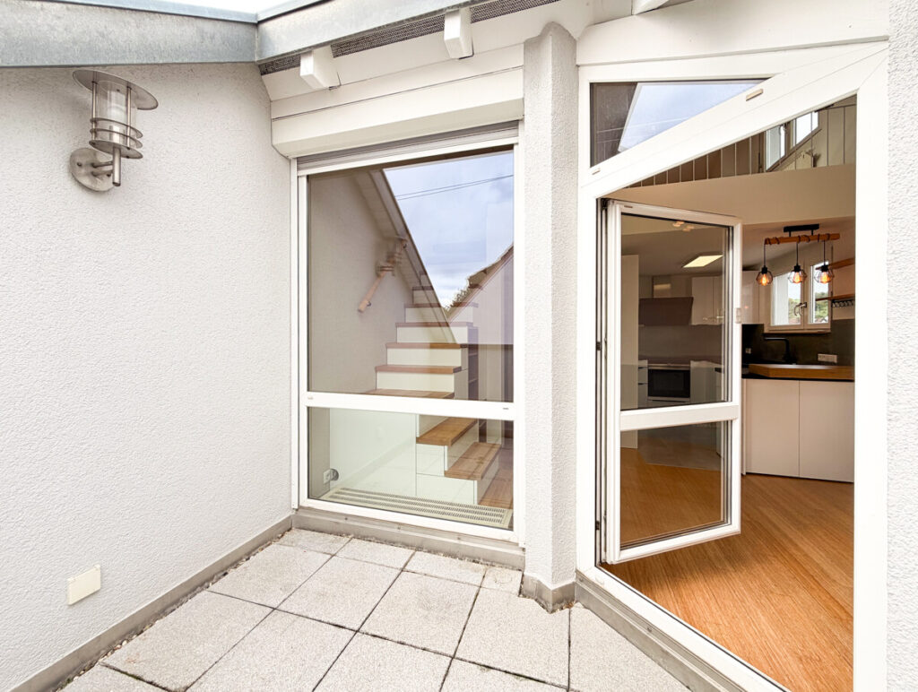 Dachbalkon mit maximaler Privatsphäre