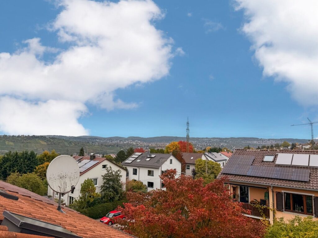 Aussicht aus dem DG