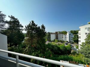 Aussicht vom Balkon
