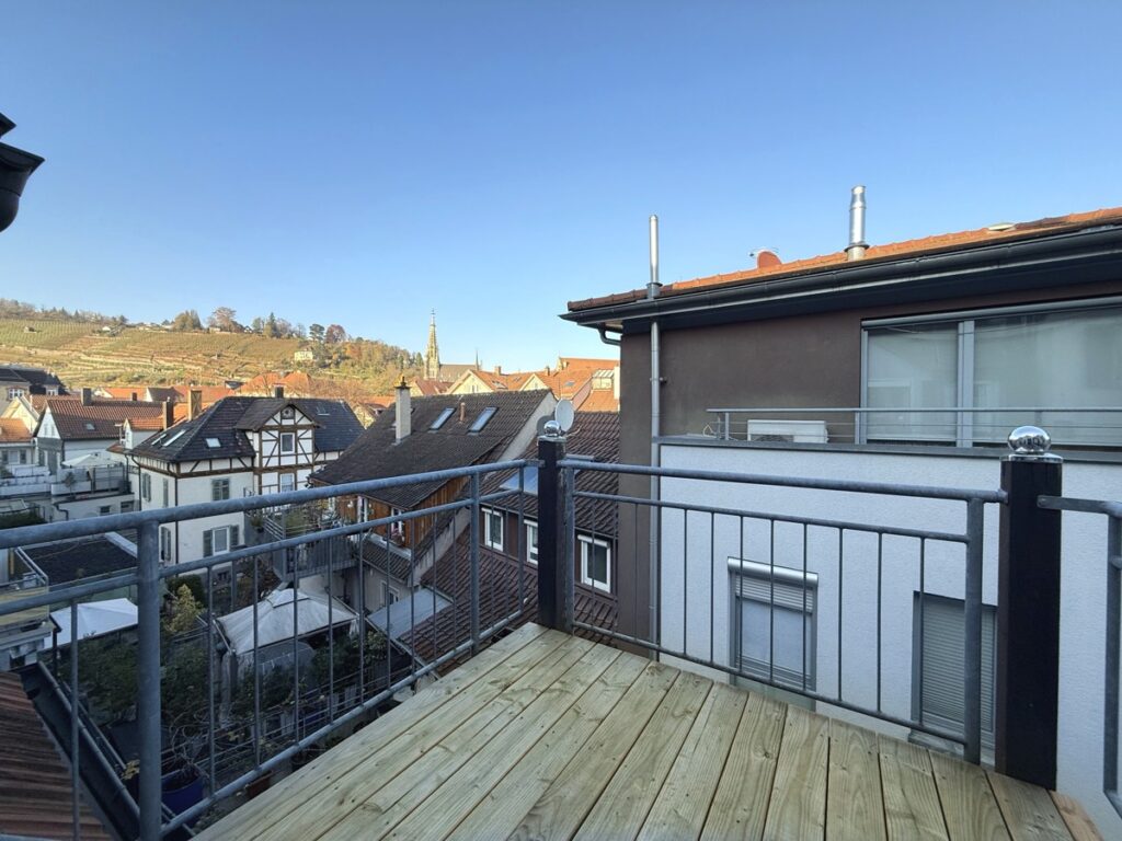 Aussicht vom Balkon