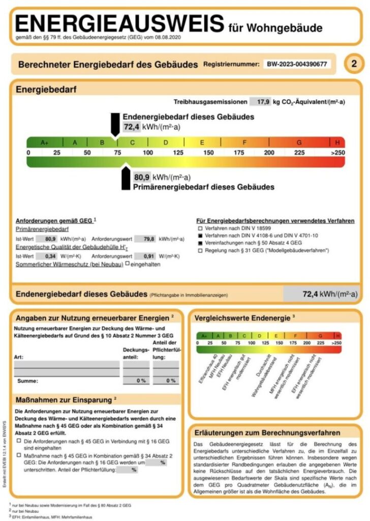 Energieausweis