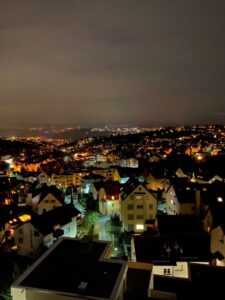 Ausblick bei Nacht