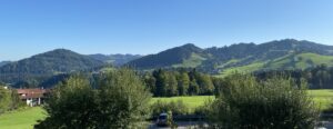 Ausblick Balkon