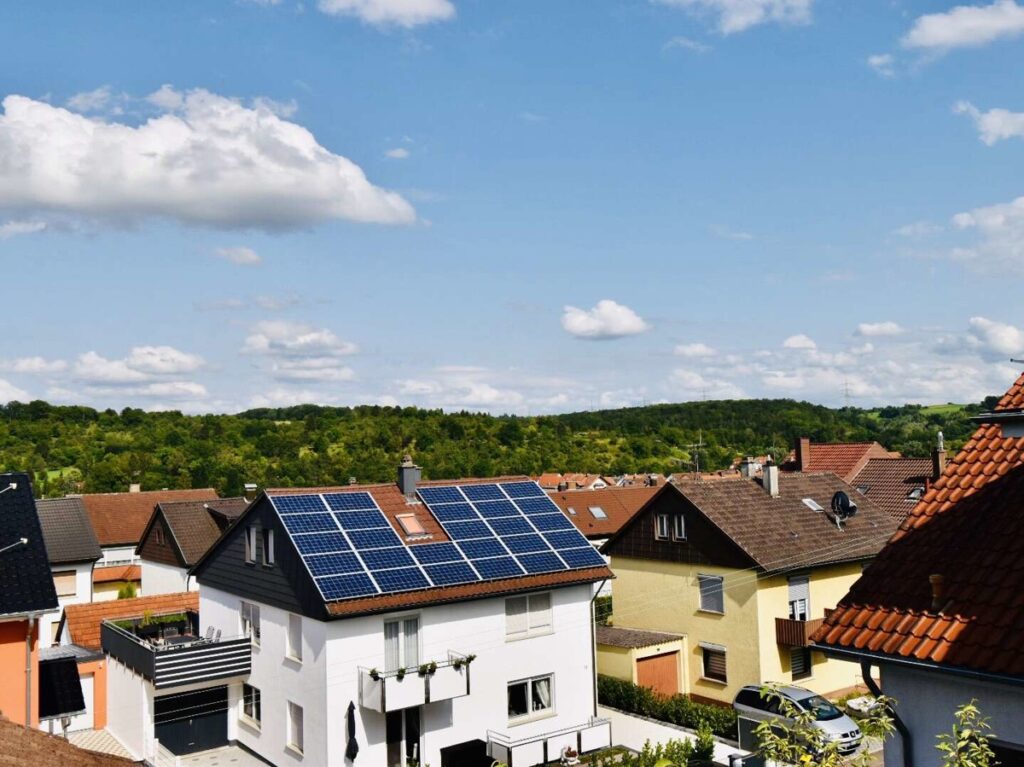Aussicht vom Balkon