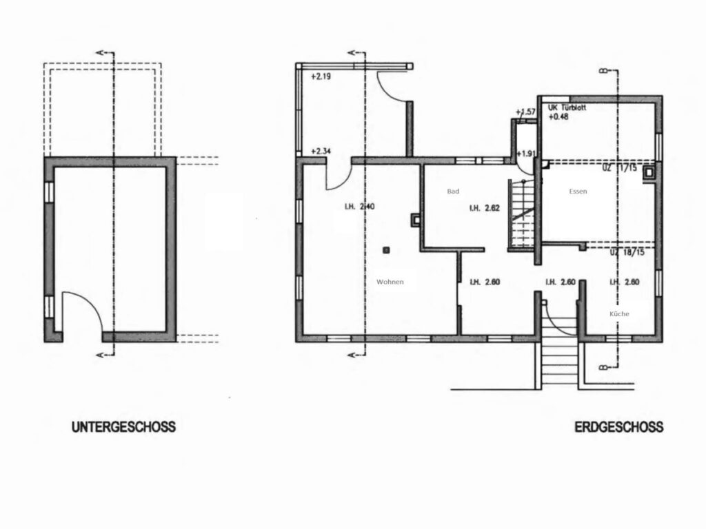 EG UG Grundriss