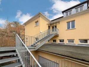 Wohnungseingang 2. Obergeschoss auf der Hausrückseite