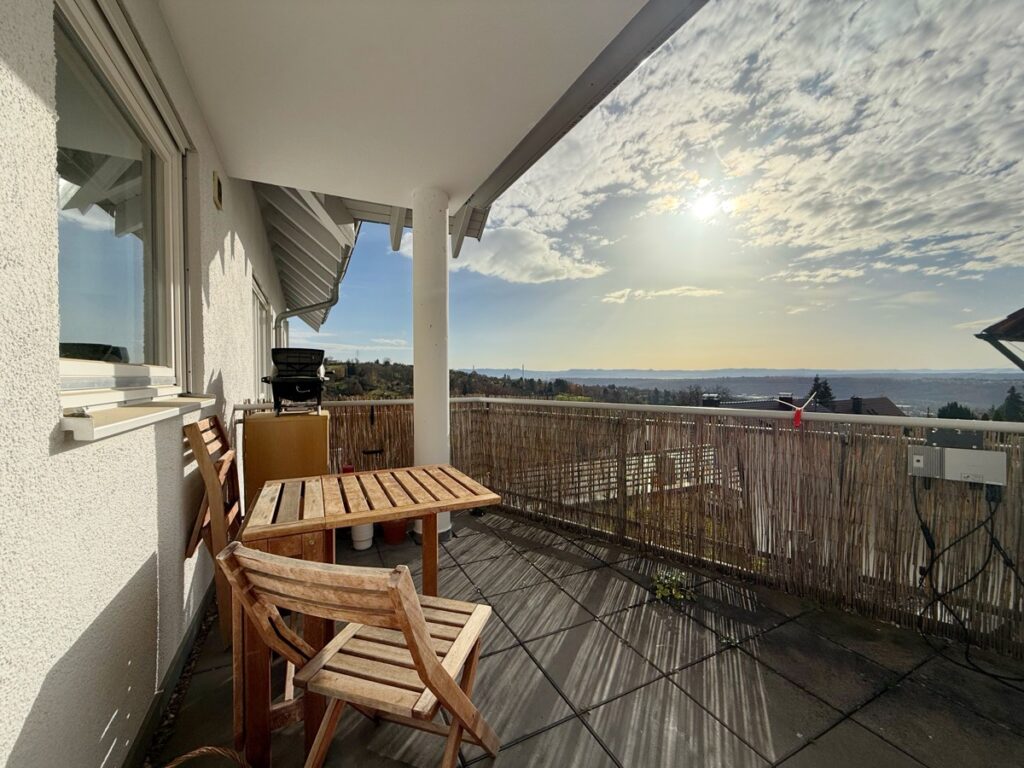 Balkon mit schöner Aussicht