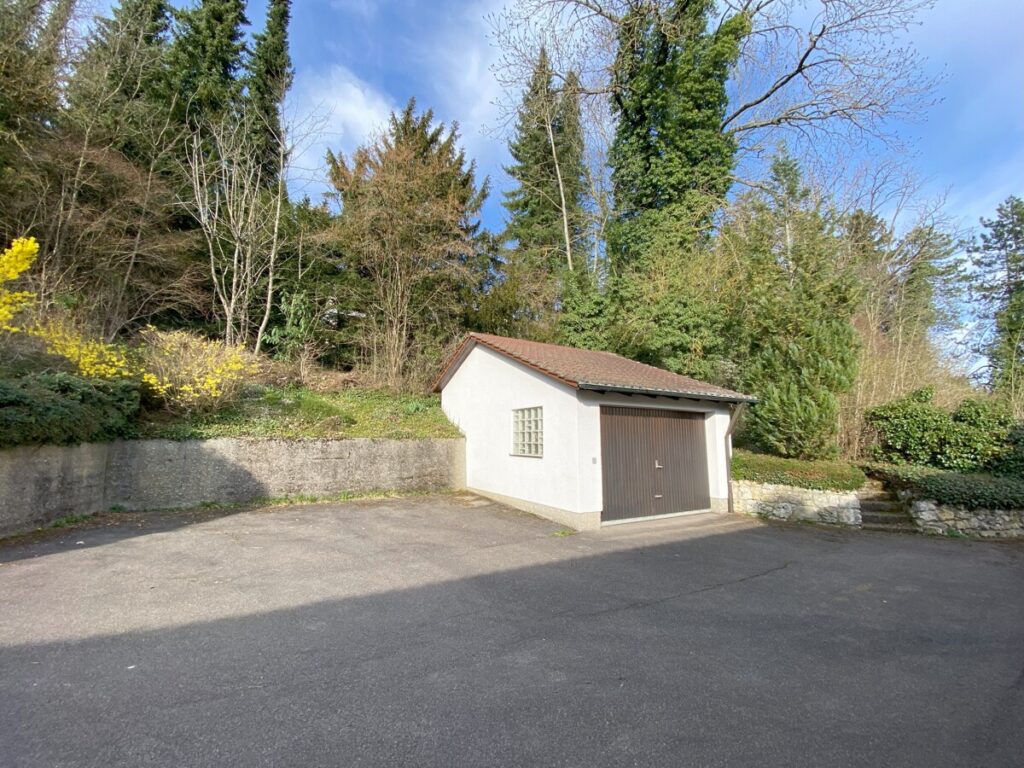 Hofansicht mit Garage