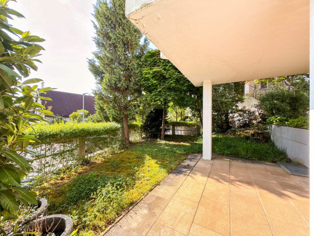 Schön eingewachsener Garten