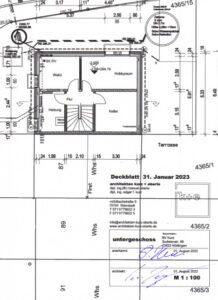 Grundriss Untergeschoss