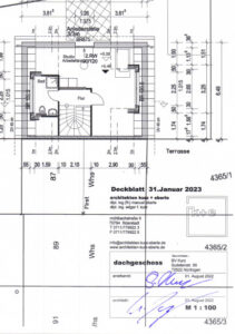 Grundriss Dachgeschoss