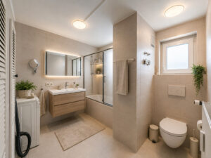 Badezimmer visualisiert