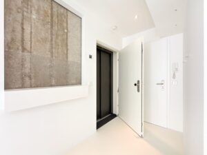 Per Aufzug direkt in die Penthousewohnung