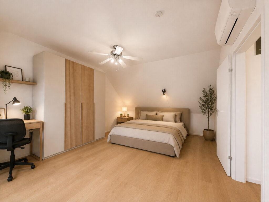 Schlafzimmer visualisiert
