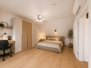 Schlafzimmer visualisiert