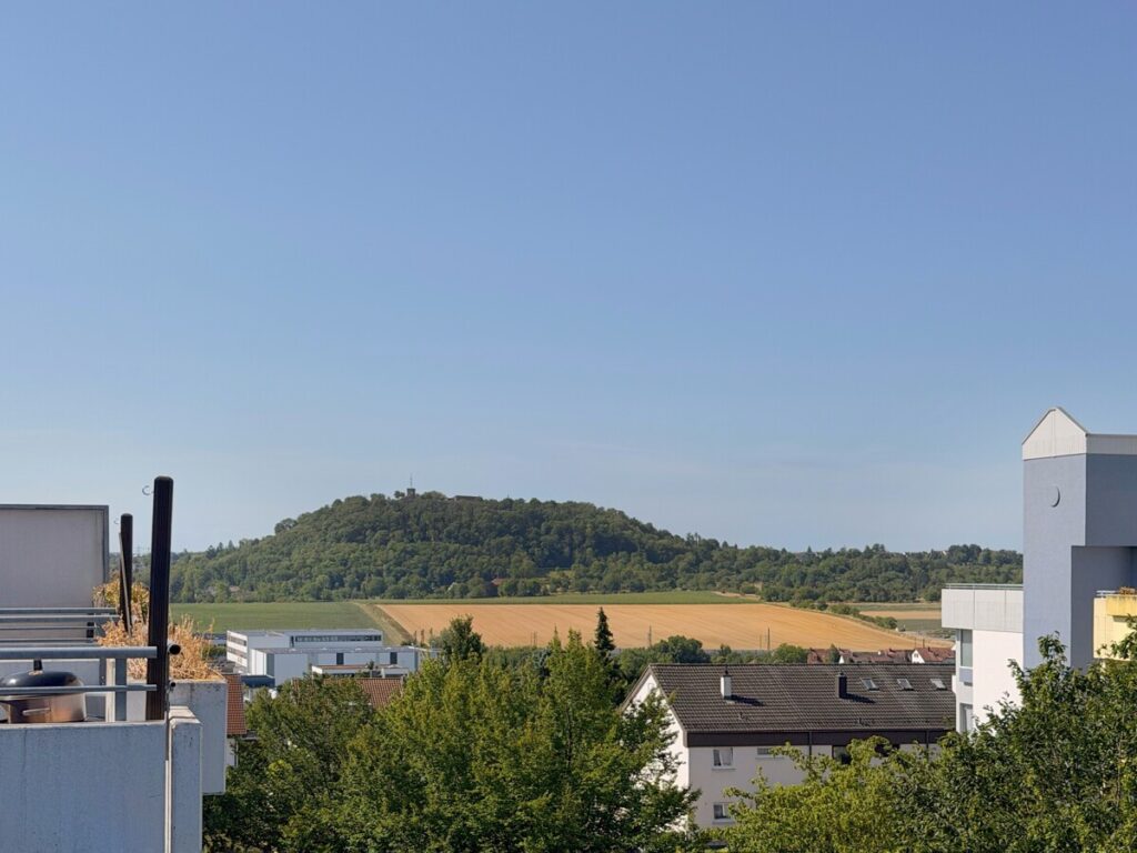 Ausblick von der Dachterrasse