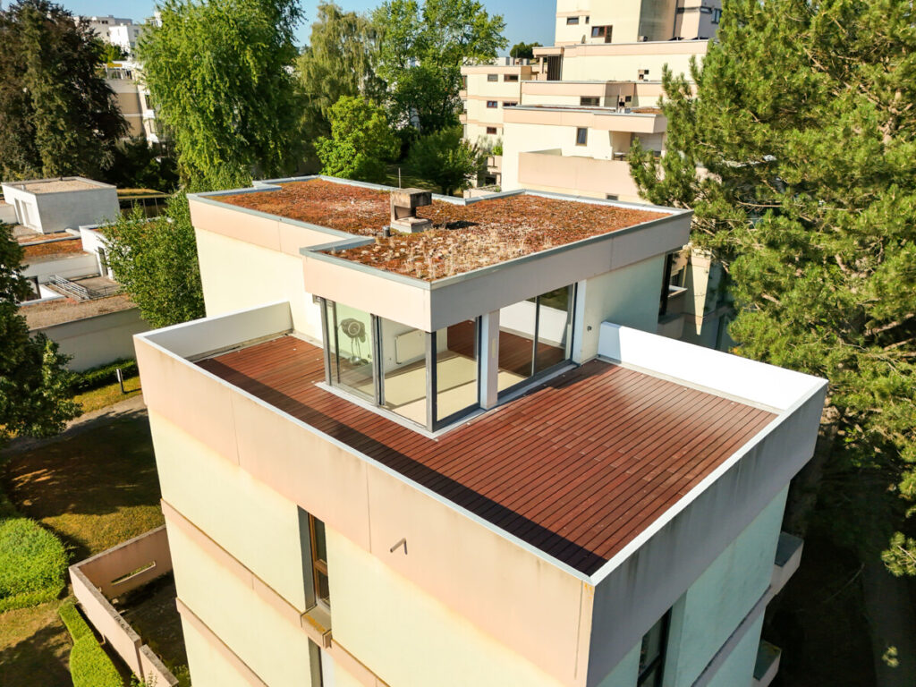 Immobilienansicht Vogelperspektive